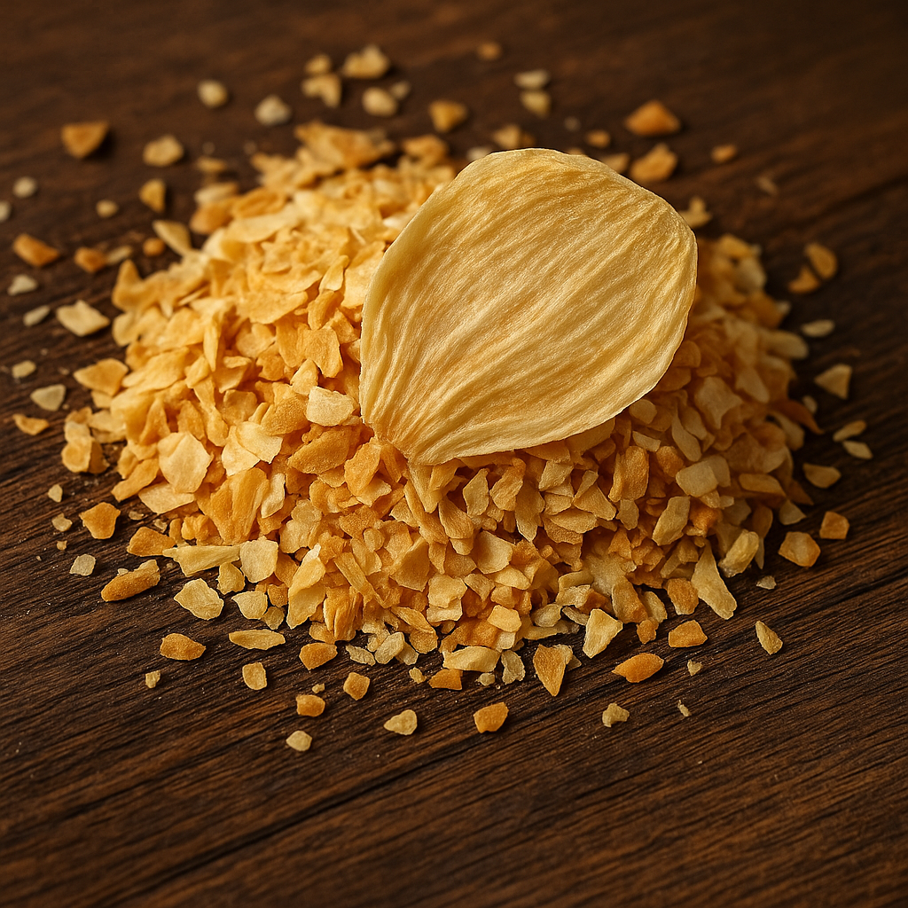 Dehydrated garlic